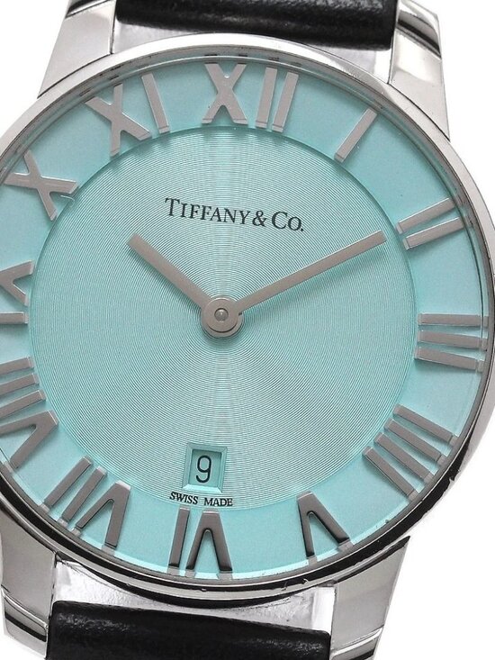 TIFFANY&Co. Atlas Date Blue Dial Quartz Ladies Watch main image 7